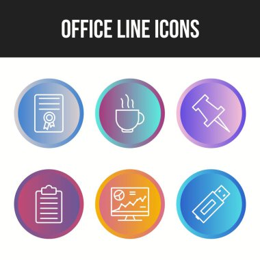 Kişisel ve ticari kullanım için benzersiz 6 simge