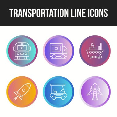 Benzersiz çizgi simgelerinin taşınma simgesi