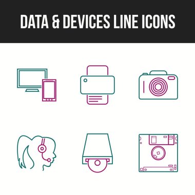 Veri ve aygıt simgelerinin eşsiz satır vektör kümesi