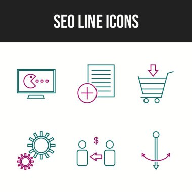 Seo simgesi kişisel ve ticari kullanım için ayarlandı