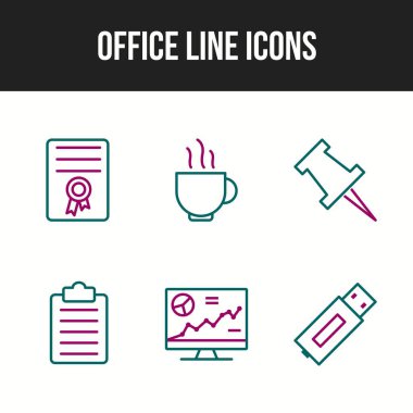 Kişisel ve ticari kullanım için benzersiz 6 simge