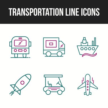 Benzersiz çizgi simgelerinin taşınma simgesi