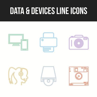 Veri ve aygıt simgelerinin eşsiz satır vektör kümesi