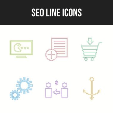 Seo simgesi kişisel ve ticari kullanım için ayarlandı