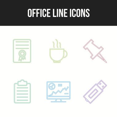 Kişisel ve ticari kullanım için benzersiz 6 simge