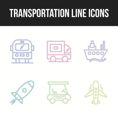 Benzersiz çizgi simgelerinin taşınma simgesi