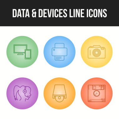 Veri ve aygıt simgelerinin eşsiz satır vektör kümesi