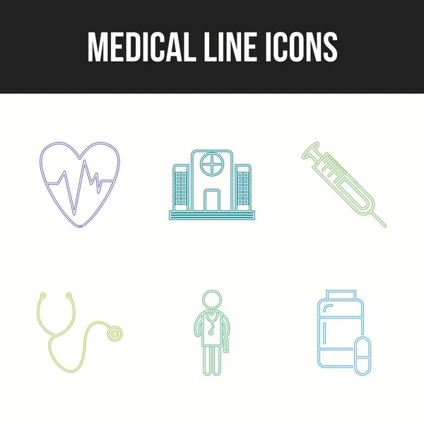 Medizinische Symbole Für Den Persönlichen Und Kommerziellen Gebrauch — Stockvektor