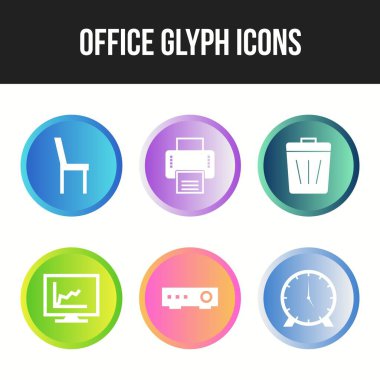 Kişisel ve ticari kullanım için güzel ofis simgeleri.