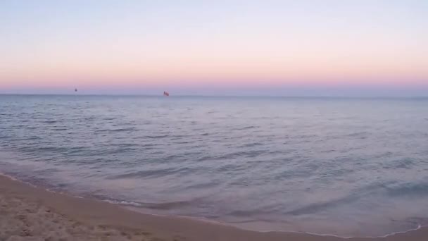 Riva Del Mar Rosso Spiaggia Sabbia Costa — Video Stock