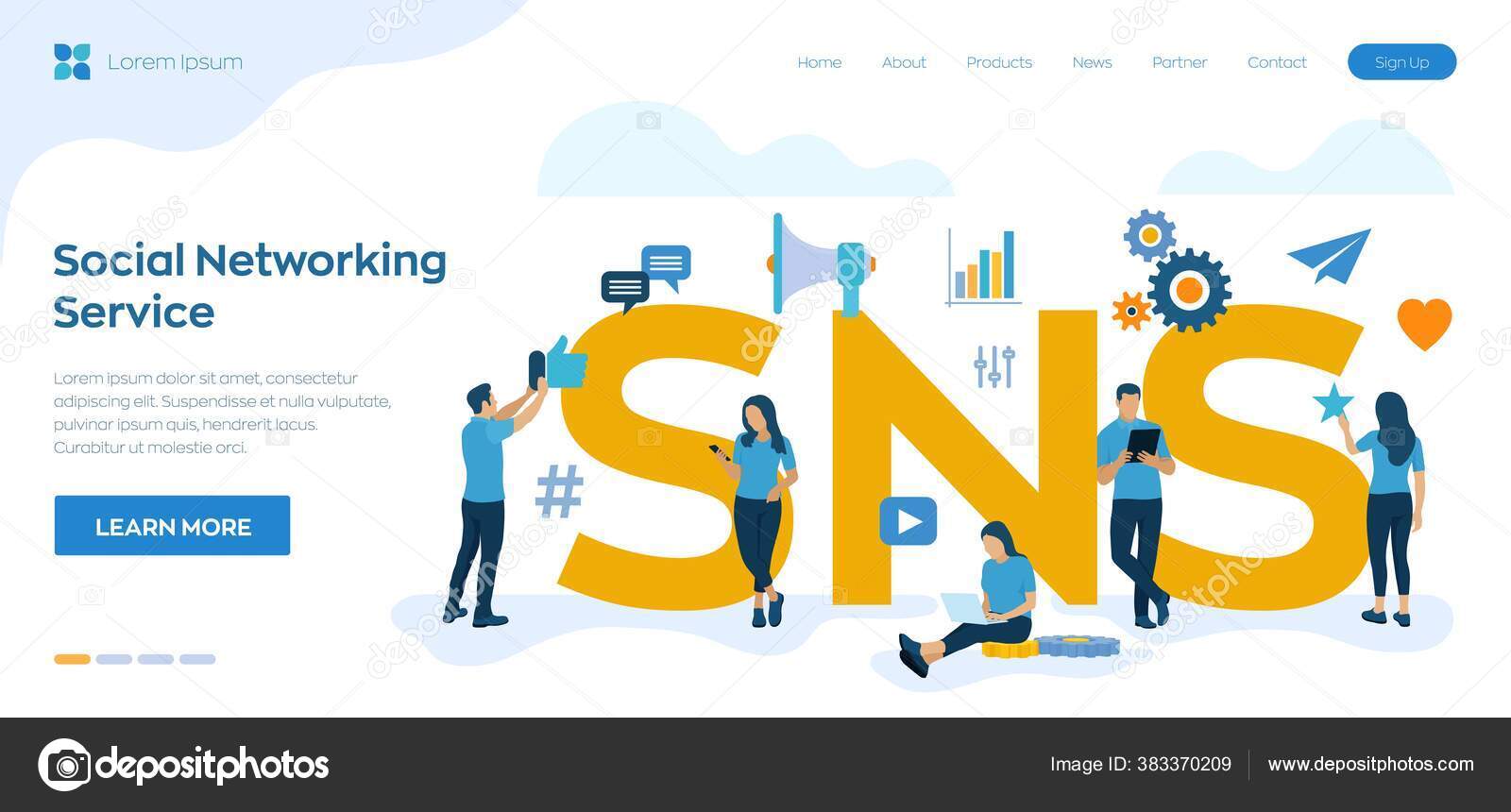 Sns Iconsストックベクター ロイヤリティフリーsns Iconsイラスト Depositphotos