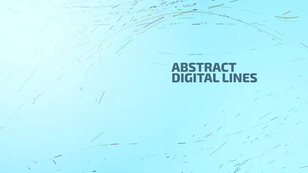 Abstrakte digitale Linien — Stockvektor