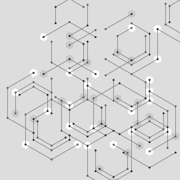 Lignes numériques abstraites — Image vectorielle