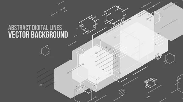 Abstrakte Farbe quadratischen Hintergrund — Stockvektor