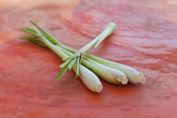 Cymbopogon Thai Hemodlade Grönsaker Trädgård Trädgårdsprodukt Citrongräs — Stockfoto