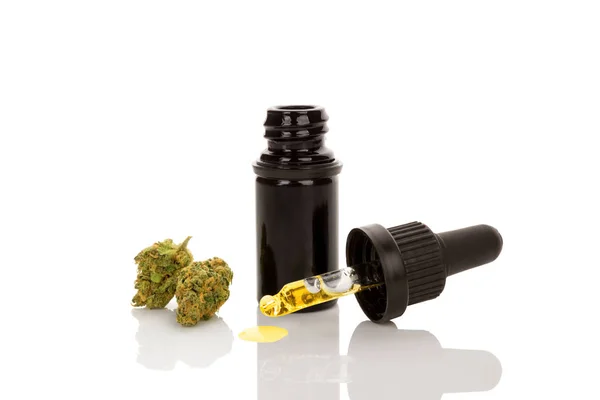 Medische marihuana, concentraat, kruidenmiddel. — Stockfoto