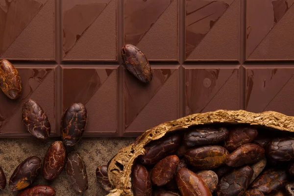 Delizioso Sfondo Cioccolato Marrone Quadro Umore Scuro — Foto Stock