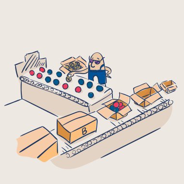 veri bağlantı katmanı osi modeli vektör illüstrasyon doodle