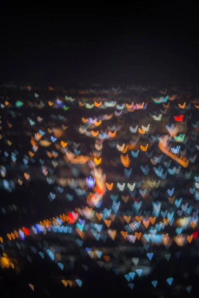 Анотація, красиві Боке краєвид міста вночі, Боке — стокове фото