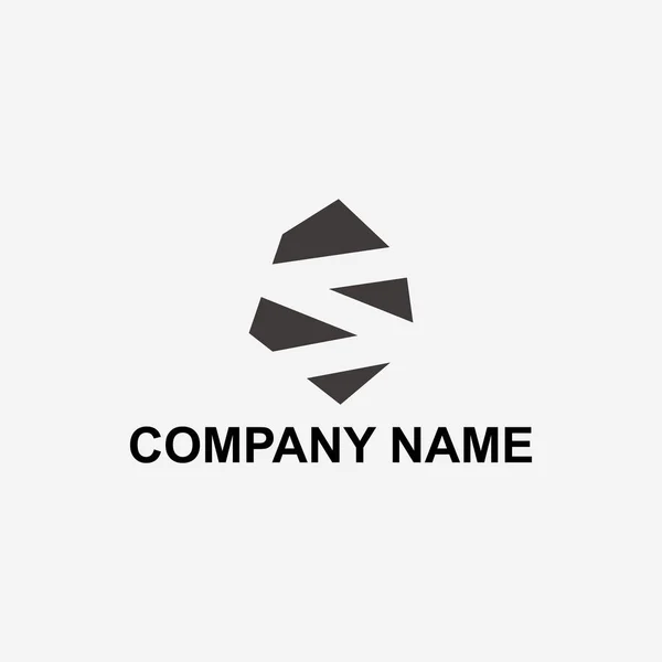 Buchstabe Logo Design — Stockvektor