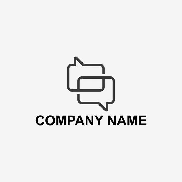 Design Logotipo Letra — Vetor de Stock