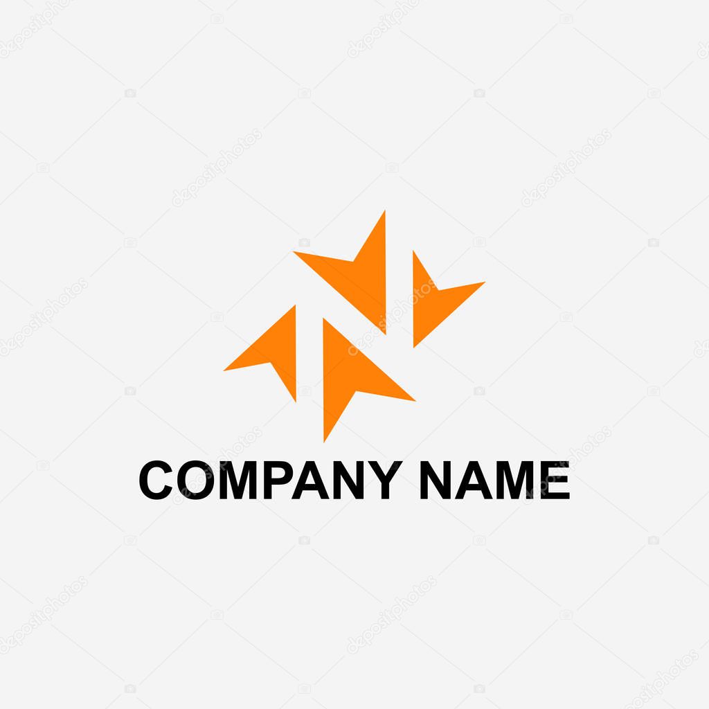 Letter N logo design