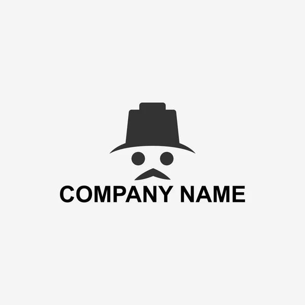 Simple Human Logo Design — Stock Vector