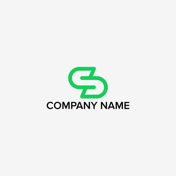 Letra Diseño Del Logotipo — Vector de stock