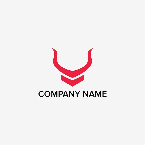 Design Logotipo Chifre Para Seu Negócio — Vetor de Stock