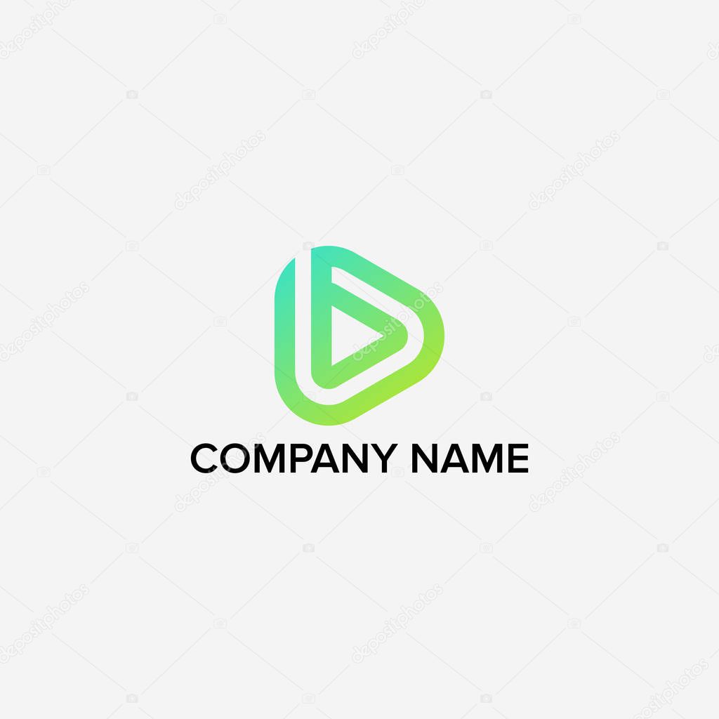 Letter B logo design
