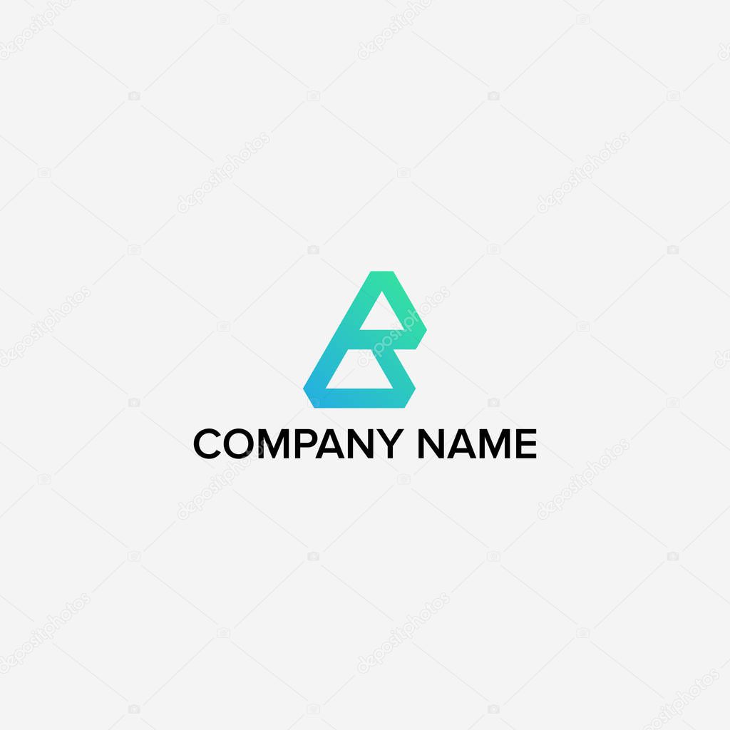 Letter B logo design