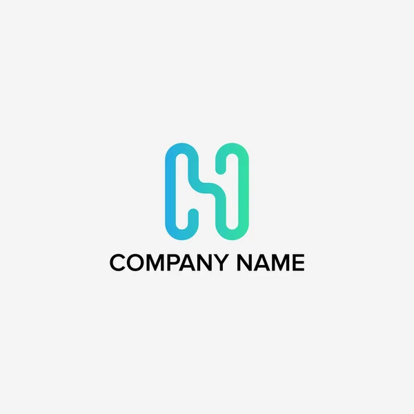 Bokstaven Logotypdesign — Stock vektor