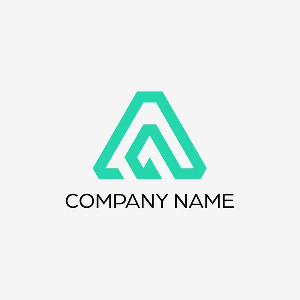 Brev Logotyp Design — Stock vektor