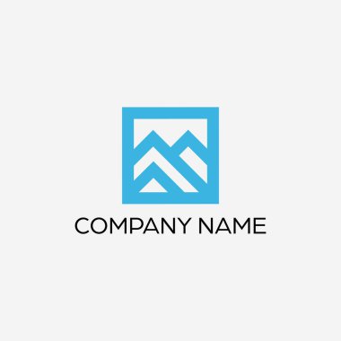 M harfi logo tasarımı