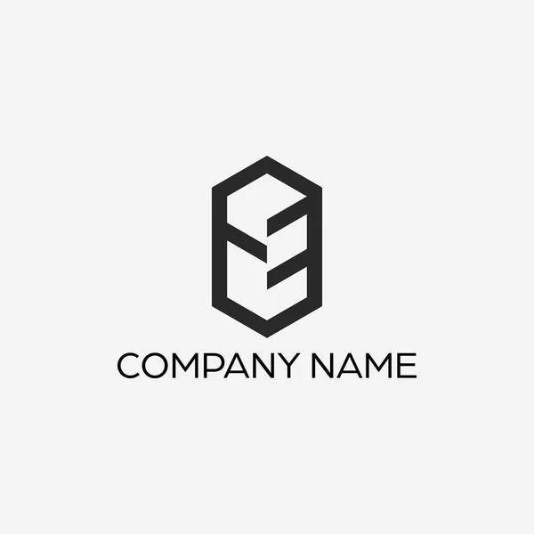 Letra Diseño Del Logotipo — Vector de stock