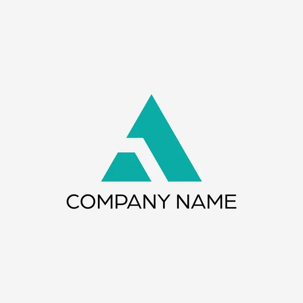 Design Logotipo Moderno Simples Para Letra —  Vetores de Stock