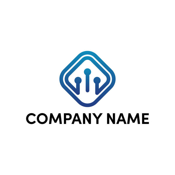 Simple logo design for tech accounting