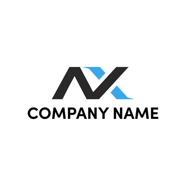 Simple Logo Design Letter — Stock Vector