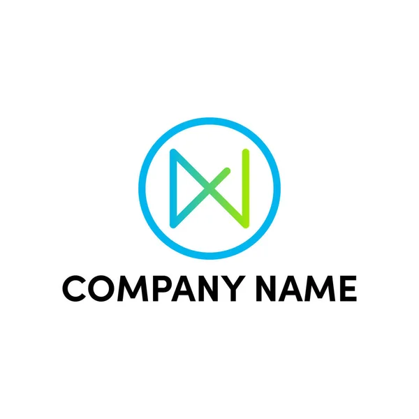 Diseño Simple Del Logotipo Para Letra — Vector de stock