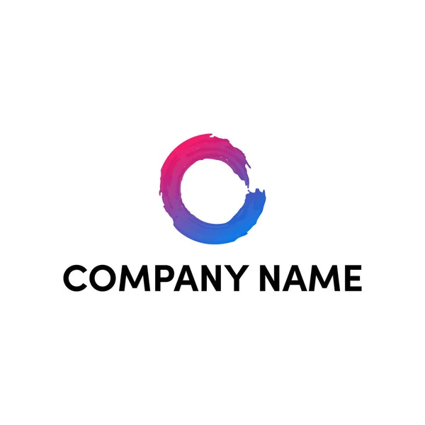 Eenvoudig Logo Ontwerp Voor Letter — Stockvector