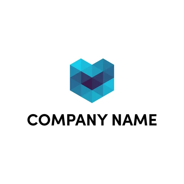 Design Logotipo Simples Para Letra —  Vetores de Stock