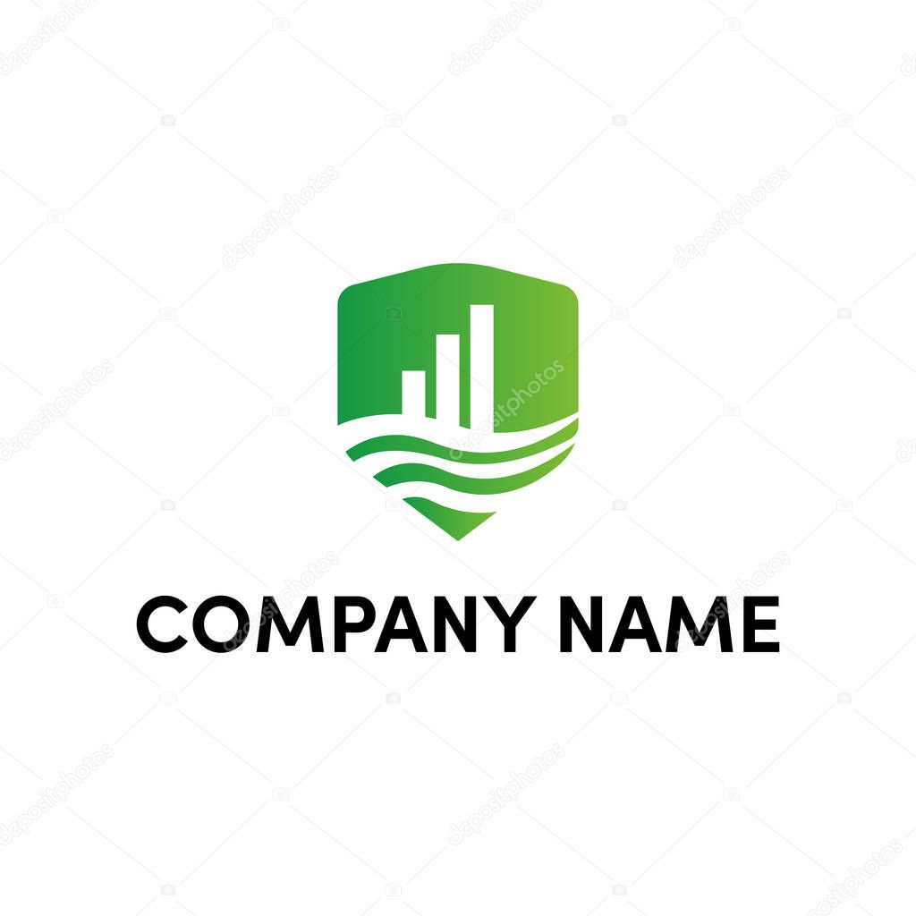 Accounting and water logo design
