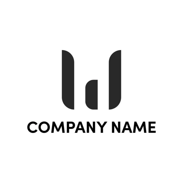 Harfi Logo Tasarımı — Stok Vektör