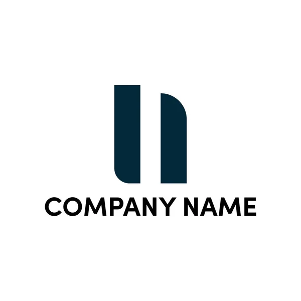 Carta Design Logotipo Com Estilo Simples — Vetor de Stock