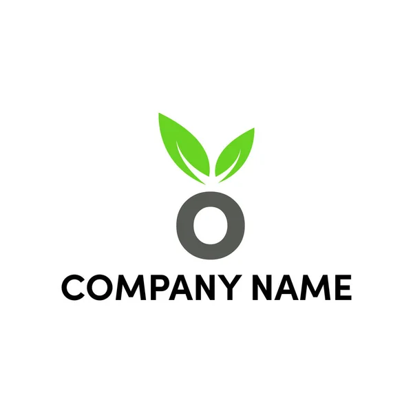 Carta Design Logotipo — Vetor de Stock
