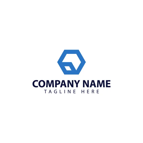 Diseño moderno y simple del logotipo para la tecnología y la flecha — Vector de stock