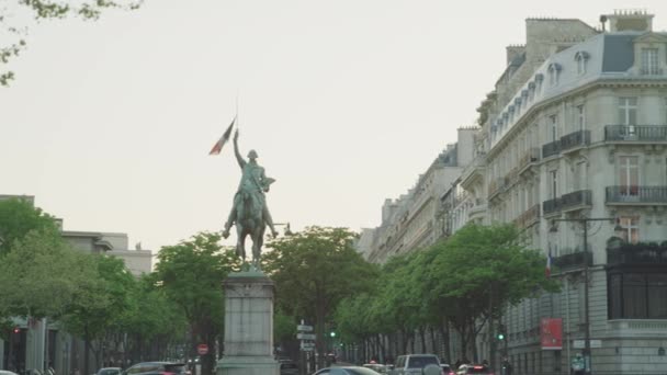Paris France 2019 Statue Joan Van Boog — Video