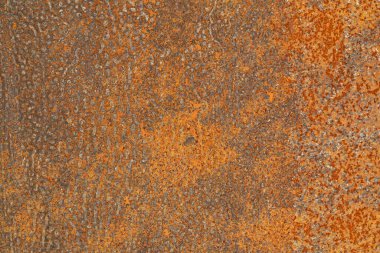 Paslı bir metal tabakanın Grunge yüzeyi, arka plan, doku