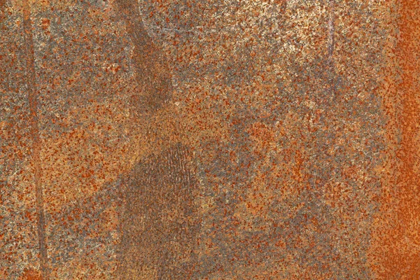 Grunge-Oberfläche eines rostigen Blechs, Hintergrund, Textur — Stockfoto