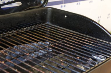 Boş bir gaz ızgarasının fotoğrafı